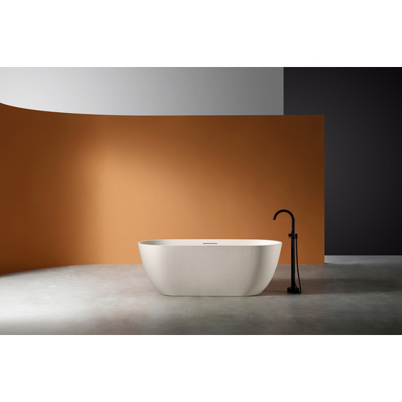 Ванна отдельностоящая Abber Frankfurt 170x75 см AM9941MBE, светло-бежевый матовый - фото 8