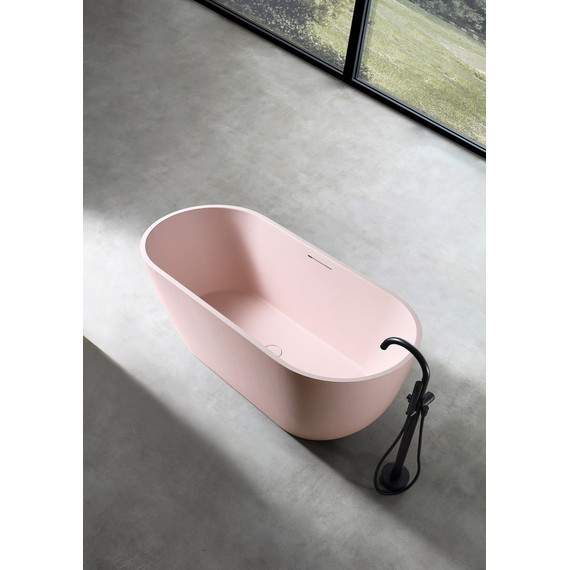 Ванна отдельностоящая Abber Frankfurt 170x75 см AM9941MP, розовый матовый - фото, картинка 9 Ванна отдельностоящая Abber Frankfurt 170x75 см AM9941MP, розовый матовый - фото 9