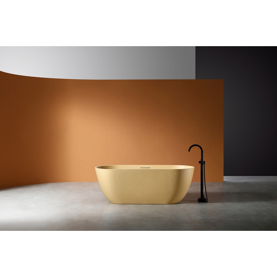 Ванна отдельностоящая Abber Frankfurt 170x75 см AM9941MS, песочный матовый - фото 8