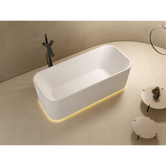 Ванна отдельностоящая Abber Stein 170x75 см AS9663 - фото 10