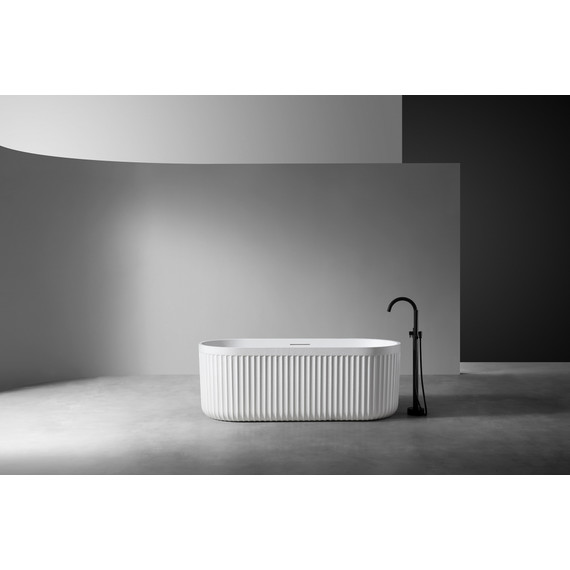 Ванна отдельностоящая Abber Stuttgart 170x75 см AM9925, белый матовый - фото, картинка 8 Ванна отдельностоящая Abber Stuttgart 170x75 см AM9925, белый матовый - фото 8