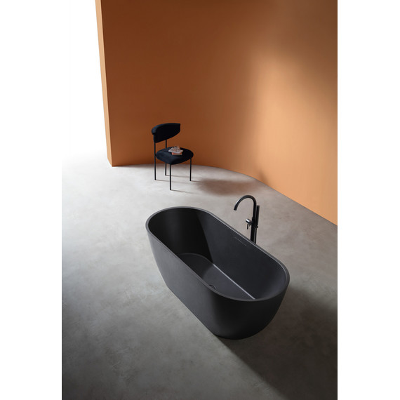 Ванна отдельностоящая Abber Frankfurt 170x75 см AM9941B, черный - фото 9