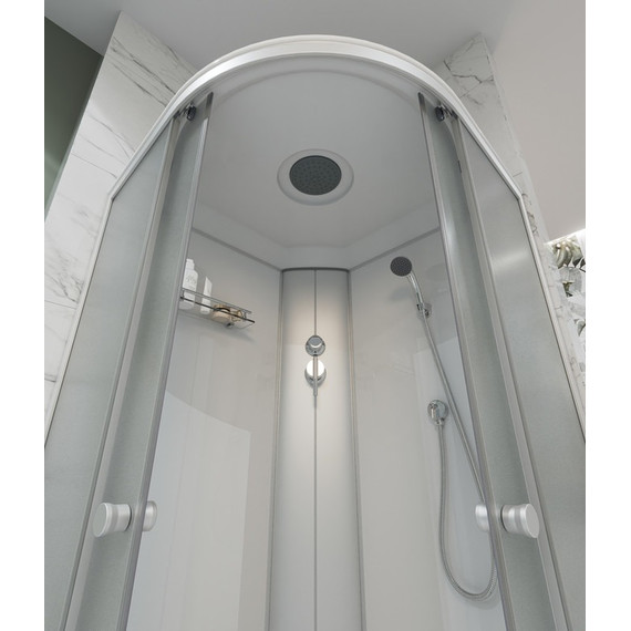 Душевая кабина EvaGold 90х90 см EG210007, хром/матовое - фото, картинка 4 Душевая кабина EvaGold 90х90 см EG210007, хром/матовое - фото 4