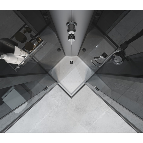 Душевая кабина EvaGold 90х90 см EG210016, чёрный матовый/тонированное - фото, картинка 3 Душевая кабина EvaGold 90х90 см EG210016, чёрный матовый/тонированное - фото 3