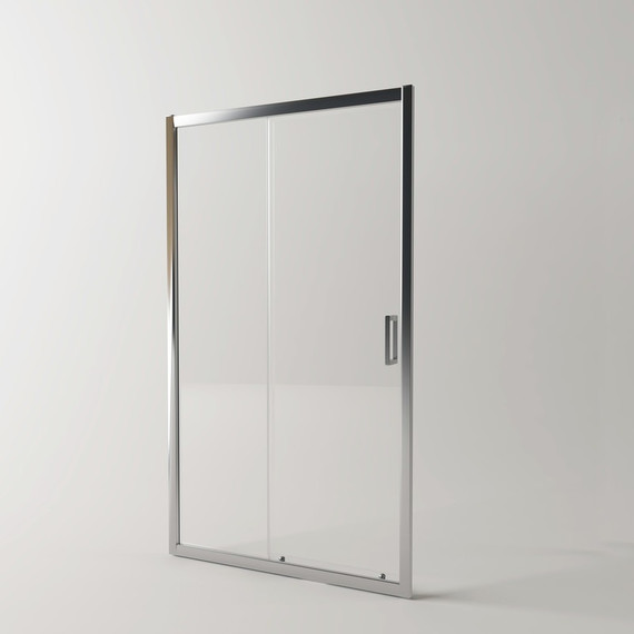 Душевая дверь EvaGold 140 см EG220019, хром/прозрачное - фото, картинка 2 Душевая дверь EvaGold 140 см EG220019, хром/прозрачное - фото 2