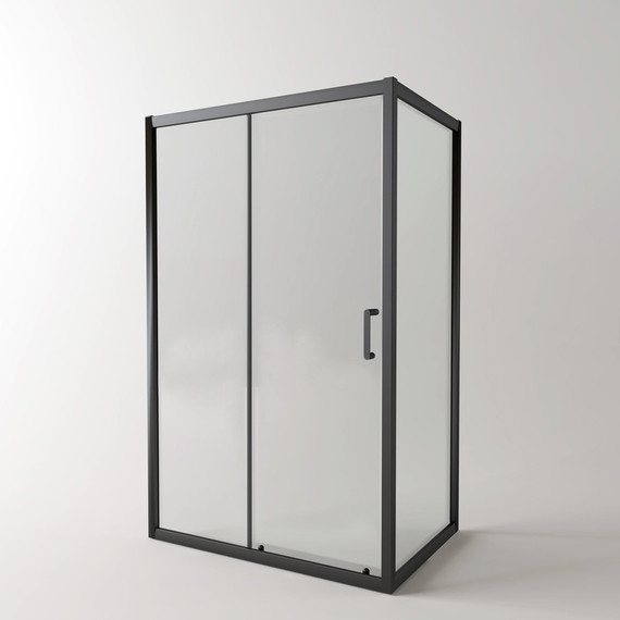 Душевое ограждение EvaGold 120х80 см EG220025, чёрный/прозрачное - фото 3