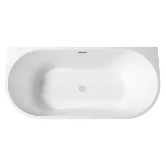 Ванна акриловая Abber 170x80 см AB9216-1.7MW, белый матовый - фото 9