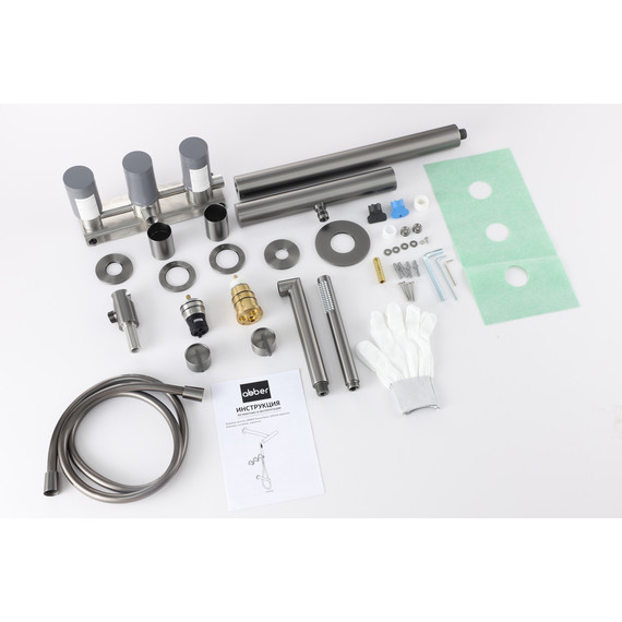 Душевая стойка Abber Emotion AF8816, Цвет производителя: хром - фото 2