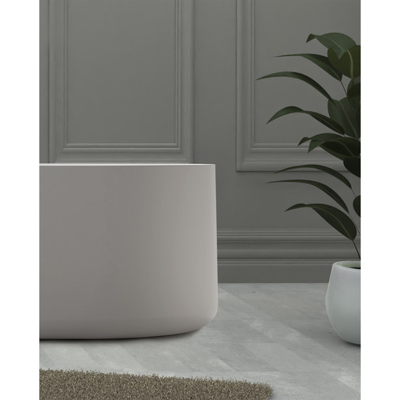 Ванна каменная Abber Stein 170x75 см AS9607, белый матовый - фото 8