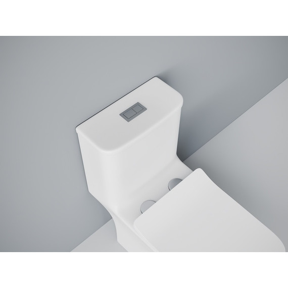 Унитаз-моноблок безободковый EvaGold EG050003 с тонкой крышкой микролифт - фото, картинка 2 Унитаз-моноблок безободковый EvaGold EG050003 с тонкой крышкой микролифт - фото 2