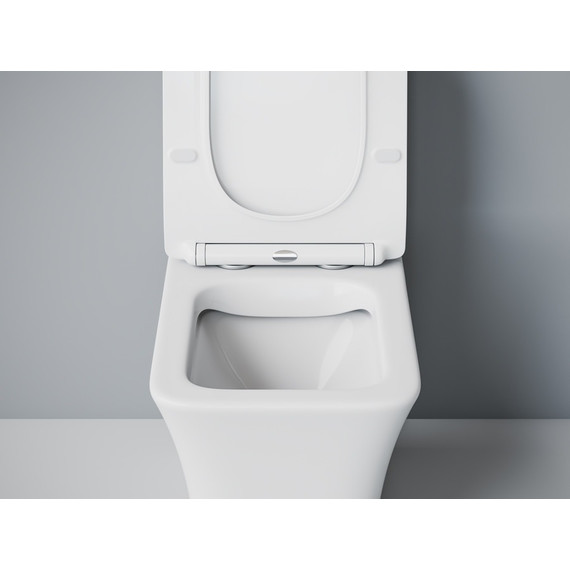 Унитаз-моноблок безободковый EvaGold EG050003 с тонкой крышкой микролифт - фото, картинка 5 Унитаз-моноблок безободковый EvaGold EG050003 с тонкой крышкой микролифт - фото 5
