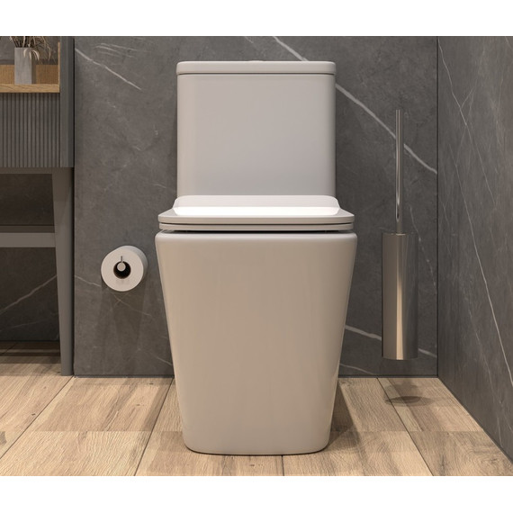 Унитаз-моноблок безободковый EvaGold EG050004 с тонкой крышкой микролифт - фото, картинка 6 Унитаз-моноблок безободковый EvaGold EG050004 с тонкой крышкой микролифт - фото 6