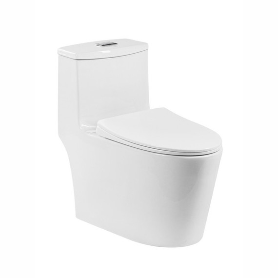 Унитаз-моноблок безободковый EvaGold EG050008 с тонкой крышкой микролифт - фото, картинка 2 Унитаз-моноблок безободковый EvaGold EG050008 с тонкой крышкой микролифт - фото 2