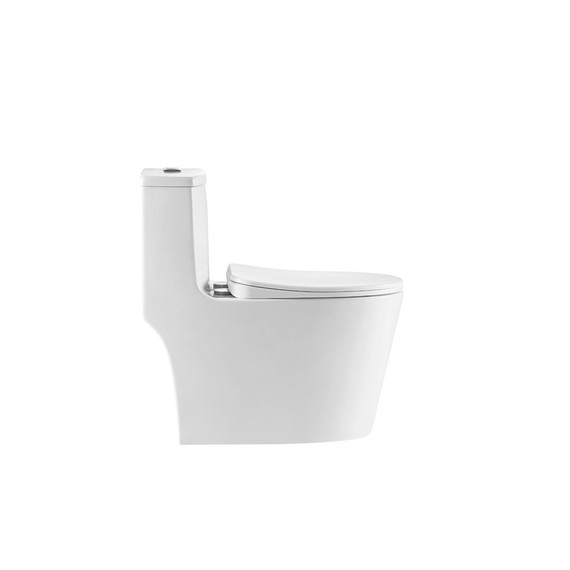 Унитаз-моноблок безободковый EvaGold EG050008 с тонкой крышкой микролифт - фото, картинка 4 Унитаз-моноблок безободковый EvaGold EG050008 с тонкой крышкой микролифт - фото 4