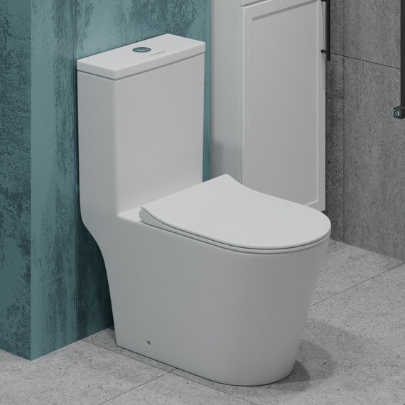 Унитаз-моноблок безободковый EvaGold EG050011 с тонкой крышкой микролифт - фото, картинка 5 Унитаз-моноблок безободковый EvaGold EG050011 с тонкой крышкой микролифт - фото 5