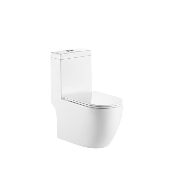 Унитаз-моноблок безободковый EvaGold EG050017 с тонкой крышкой микролифт - фото, картинка 2 Унитаз-моноблок безободковый EvaGold EG050017 с тонкой крышкой микролифт - фото 2