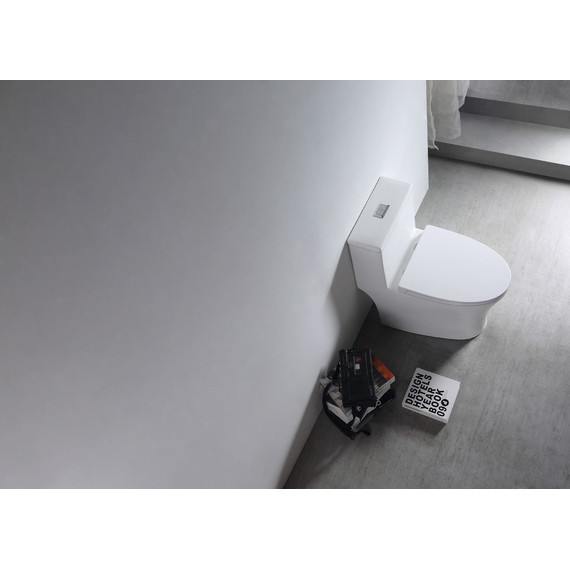 Унитаз-моноблок безободковый EvaGold EG050023 с тонкой крышкой микролифт - фото, картинка 3 Унитаз-моноблок безободковый EvaGold EG050023 с тонкой крышкой микролифт - фото 3