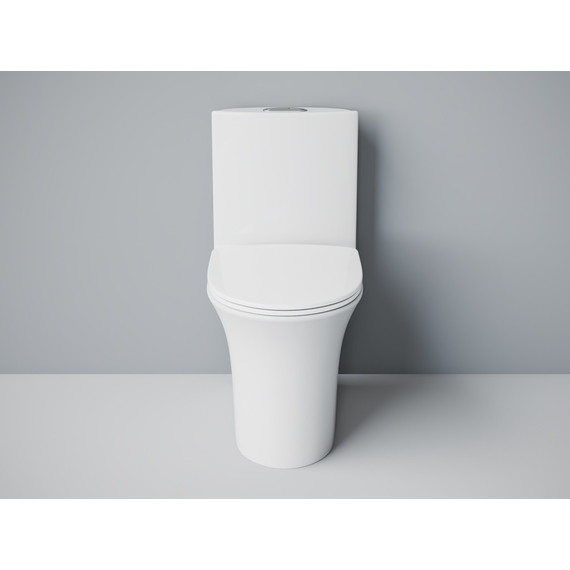 Унитаз-моноблок безободковый EvaGold EG050025 с тонкой крышкой микролифт - фото, картинка 6 Унитаз-моноблок безободковый EvaGold EG050025 с тонкой крышкой микролифт - фото 6