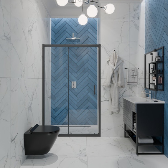 Унитаз подвесной безободковый EvaGold EG070003 с тонкой крышкой микролифт, чёрный матовый - фото, картинка 8 Унитаз подвесной безободковый EvaGold EG070003 с тонкой крышкой микролифт, чёрный матовый - фото 8