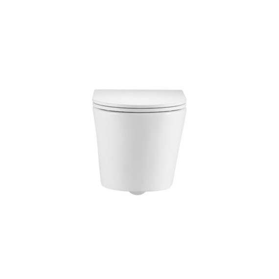 Унитаз подвесной безободковый EvaGold EG070005 с тонкой крышкой микролифт - фото, картинка 4 Унитаз подвесной безободковый EvaGold EG070005 с тонкой крышкой микролифт - фото 4