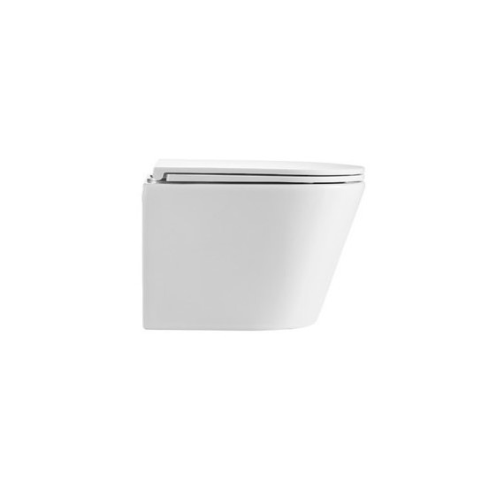 Унитаз подвесной безободковый EvaGold EG070005 с тонкой крышкой микролифт - фото, картинка 5 Унитаз подвесной безободковый EvaGold EG070005 с тонкой крышкой микролифт - фото 5