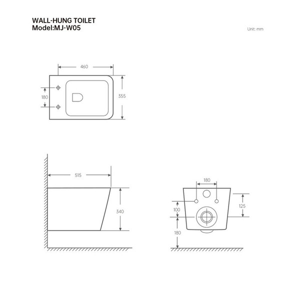 Унитаз подвесной безободковый EvaGold EG070006 с тонкой крышкой микролифт - фото, картинка 5 Унитаз подвесной безободковый EvaGold EG070006 с тонкой крышкой микролифт - фото 5
