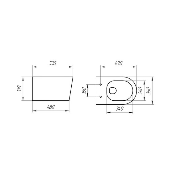 Унитаз подвесной безободковый EvaGold EG070007 с тонкой крышкой микролифт - фото, картинка 10 Унитаз подвесной безободковый EvaGold EG070007 с тонкой крышкой микролифт - фото 10