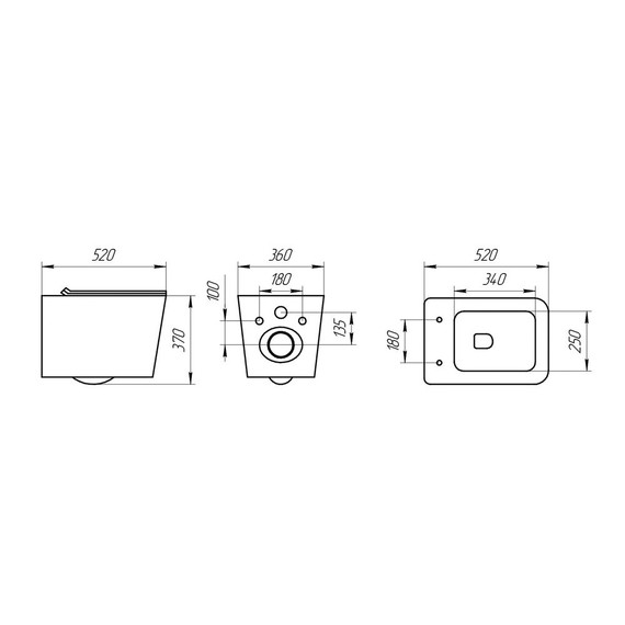 Унитаз подвесной безободковый EvaGold EG070018 с тонкой крышкой микролифт, белый мрамор - фото, картинка 8 Унитаз подвесной безободковый EvaGold EG070018 с тонкой крышкой микролифт, белый мрамор - фото 8
