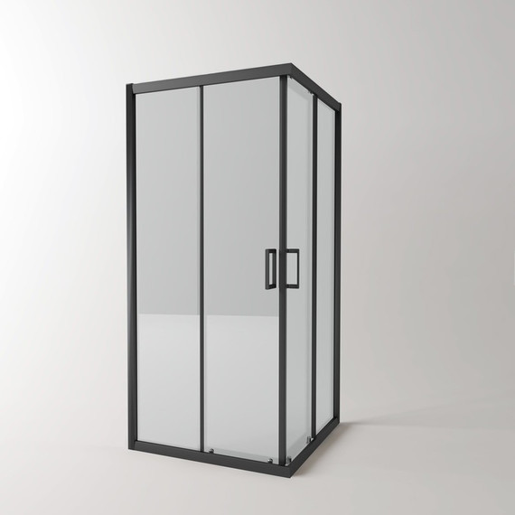 Душевое ограждение EvaGold 90х90 см EG220030, чёрный/прозрачное - фото 3