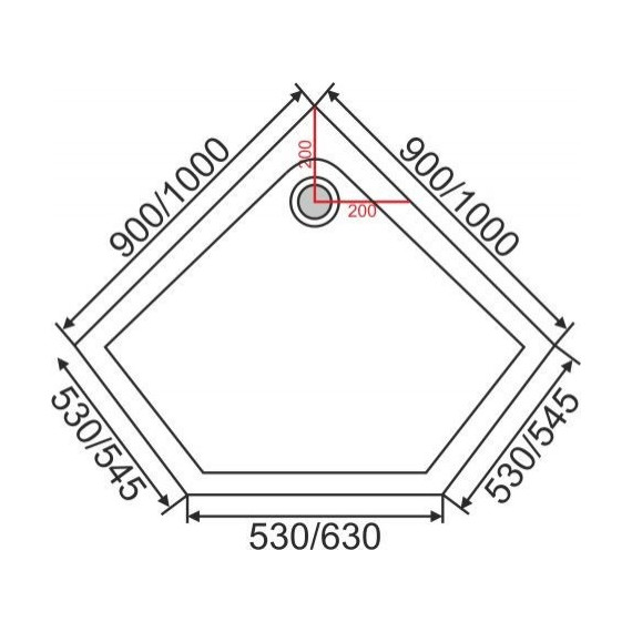 Поддон акриловый EvaGold 100х100 см EG230001 - фото, картинка 2 Поддон акриловый EvaGold 100х100 см EG230001 - фото 2