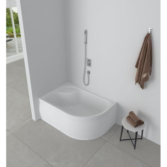 Поддон акриловый EvaGold 120х80 см EG230018 L - фото, картинка  Поддон акриловый EvaGold 120х80 см EG230018 L - фото