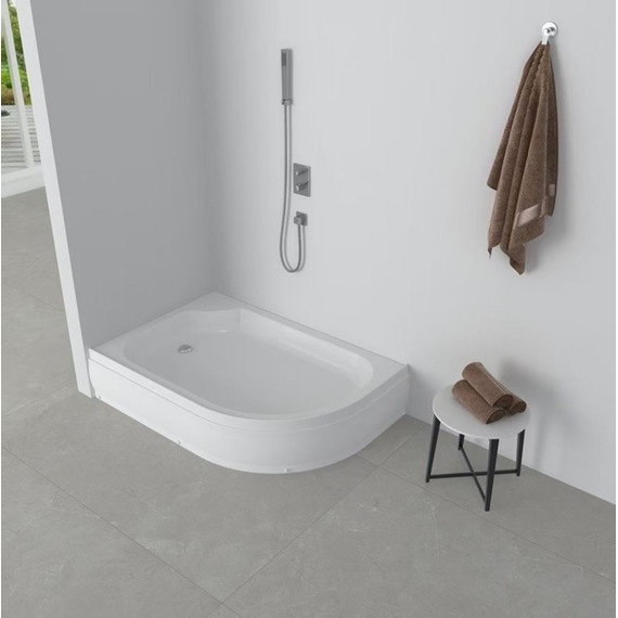 Поддон акриловый EvaGold 120х80 см EG230023 L - фото, картинка  Поддон акриловый EvaGold 120х80 см EG230023 L - фото