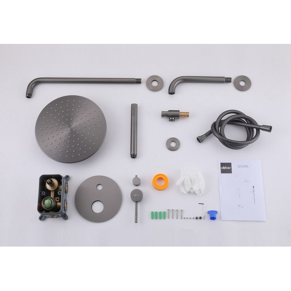 Душевая система для ванны Abber Wasser Kreis AF8117NG, никель - фото 3