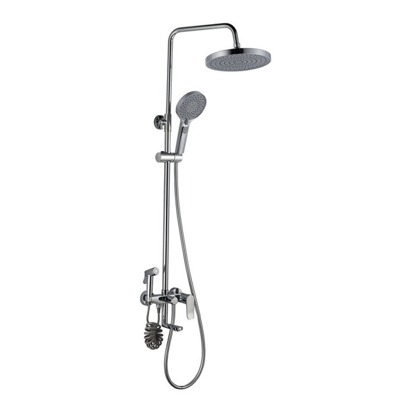 Душевая стойка с гигиеническим душем EvaGold Borneo EG400059 - фото, картинка  Душевая стойка с гигиеническим душем EvaGold Borneo EG400059 - фото