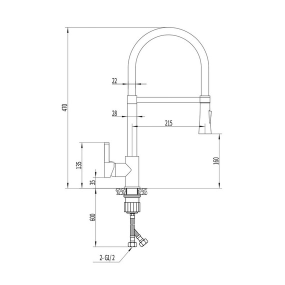 Смеситель для кухни EvaGold Urban EG400063 - фото 7