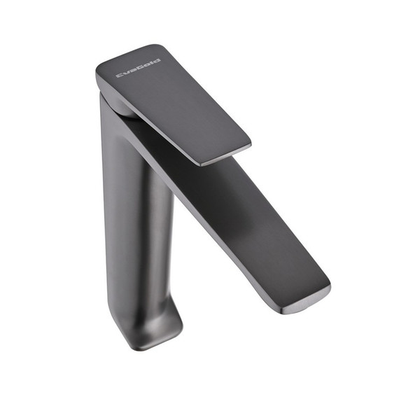 Смеситель для раковины высокий EvaGold Vesta EG400087, оружейная сталь - фото 6