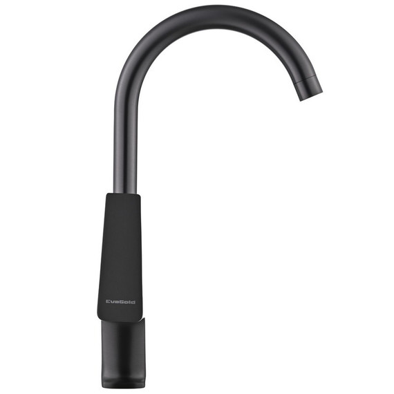 Смеситель для кухни EvaGold Vesta EG400089 поворотный излив, оружейная сталь - фото 5