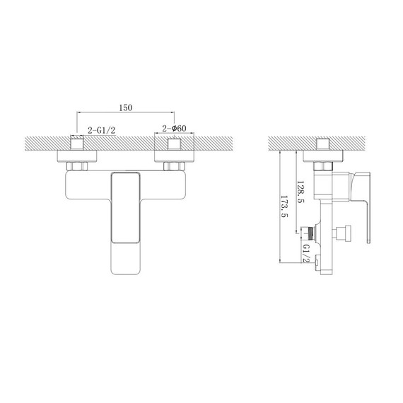 Смеситель для ванны EvaGold Tai EG400091 - фото 7