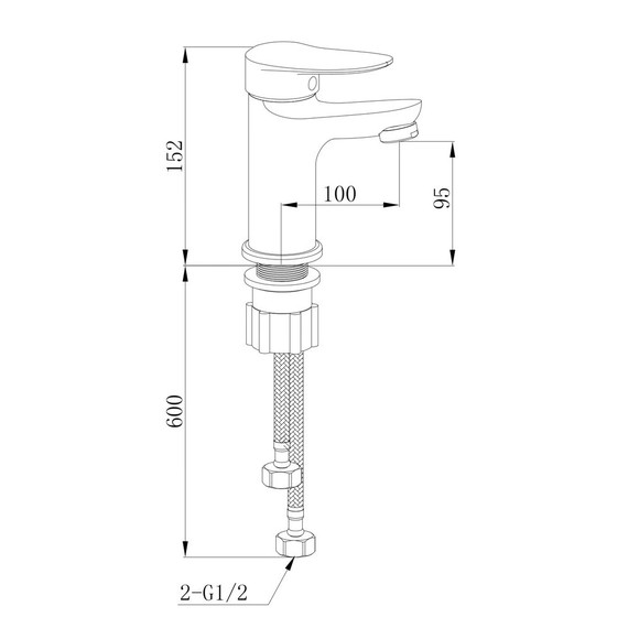 Смеситель для раковины EvaGold Light EG400094 - фото 7