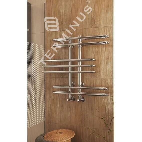 Полотенцесушитель водяной Terminus Диана П7 100х560 мм 4620768886454 - фото 2