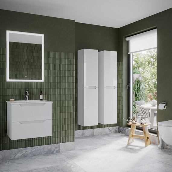 Тумба подвесная с раковиной Sancos Norma 2.0 60 см NR2.060W - фото, картинка 4 Тумба подвесная с раковиной Sancos Norma 2.0 60 см NR2.060W - фото 4