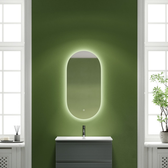 Зеркало Sancos Oval 55х105 см OV55C - фото 7