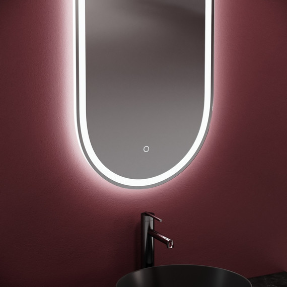 Зеркало Sancos Oval 45х90 см OV45F - фото 8