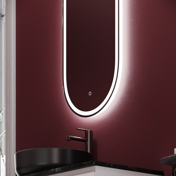 Зеркало Sancos Oval 45х90 см OV45F - фото 3