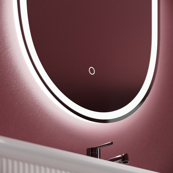 Зеркало Sancos Oval 45х90 см OV45F - фото 4