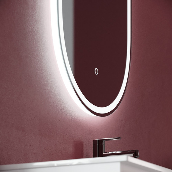 Зеркало Sancos Oval 45х90 см OV45F - фото 5