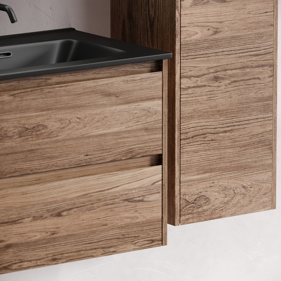 Тумба подвесная с раковиной Sancos Libra 60 см LB60ECH, дуб чарльстон (раковина Element CN7001MB) - фото, картинка 8 Тумба подвесная с раковиной Sancos Libra 60 см LB60ECH, дуб чарльстон (раковина Element CN7001MB) - фото 8