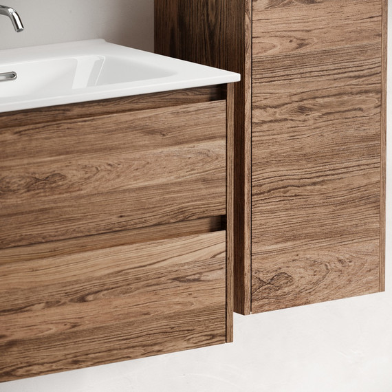 Тумба подвесная с раковиной Sancos Libra 60 см LB60ECH, дуб чарльстон (раковина Element CN7001) - фото, картинка 7 Тумба подвесная с раковиной Sancos Libra 60 см LB60ECH, дуб чарльстон (раковина Element CN7001) - фото 7