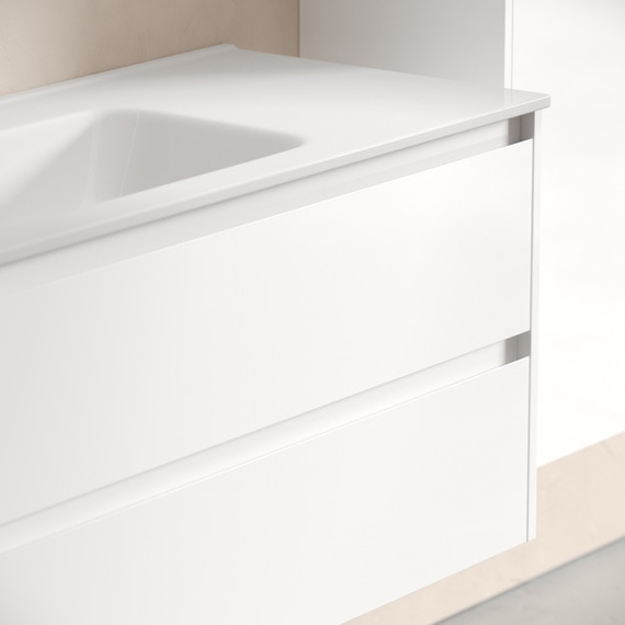 Тумба подвесная с раковиной-столешницей Sancos Libra 120 см LB120-1W (раковина Element CN7006) - фото 8