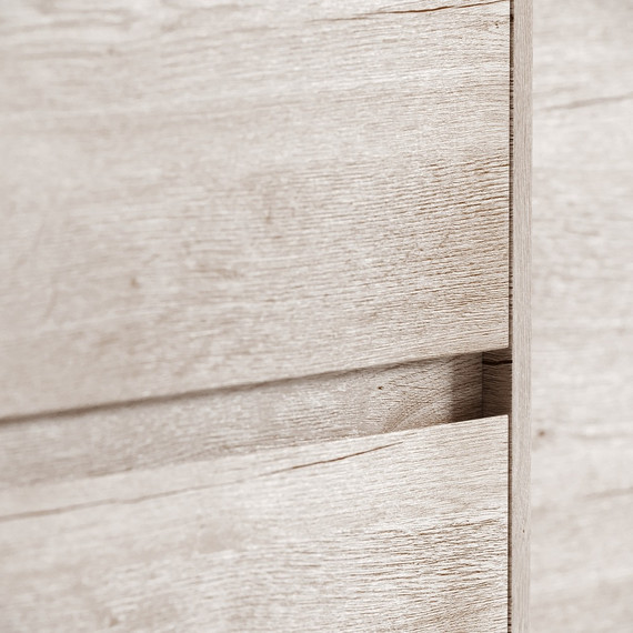 Тумба напольная с раковиной-столешницей Sancos Libra Floor 120 см LB120F-1EG, дуб галифакс натуральный (раковина Element CN7006) - фото 5